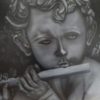 Cherub, Child Angel Playing the Flute