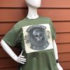 Military green T-shirt with "Fatal Image" logo