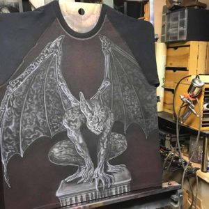 Gargoyle, on T-shirt