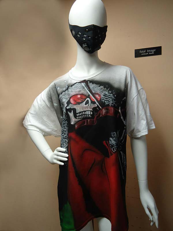 Angel of Death, Long T-shirt on Mannequin