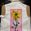 Girl's Vest with Yellow Flower